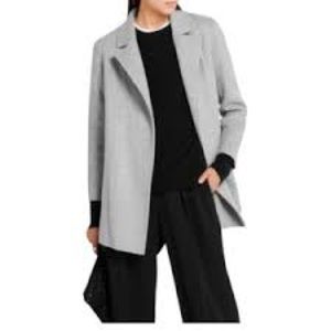 NEW Theory Overlay Cashmere/Wool Coat Xs/P